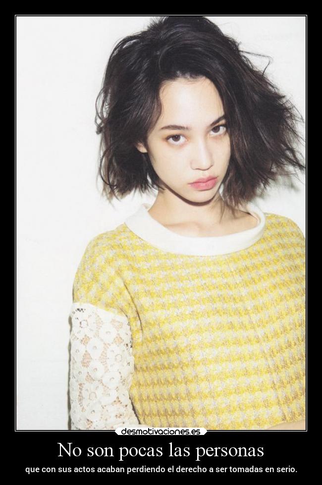 No son pocas las personas -