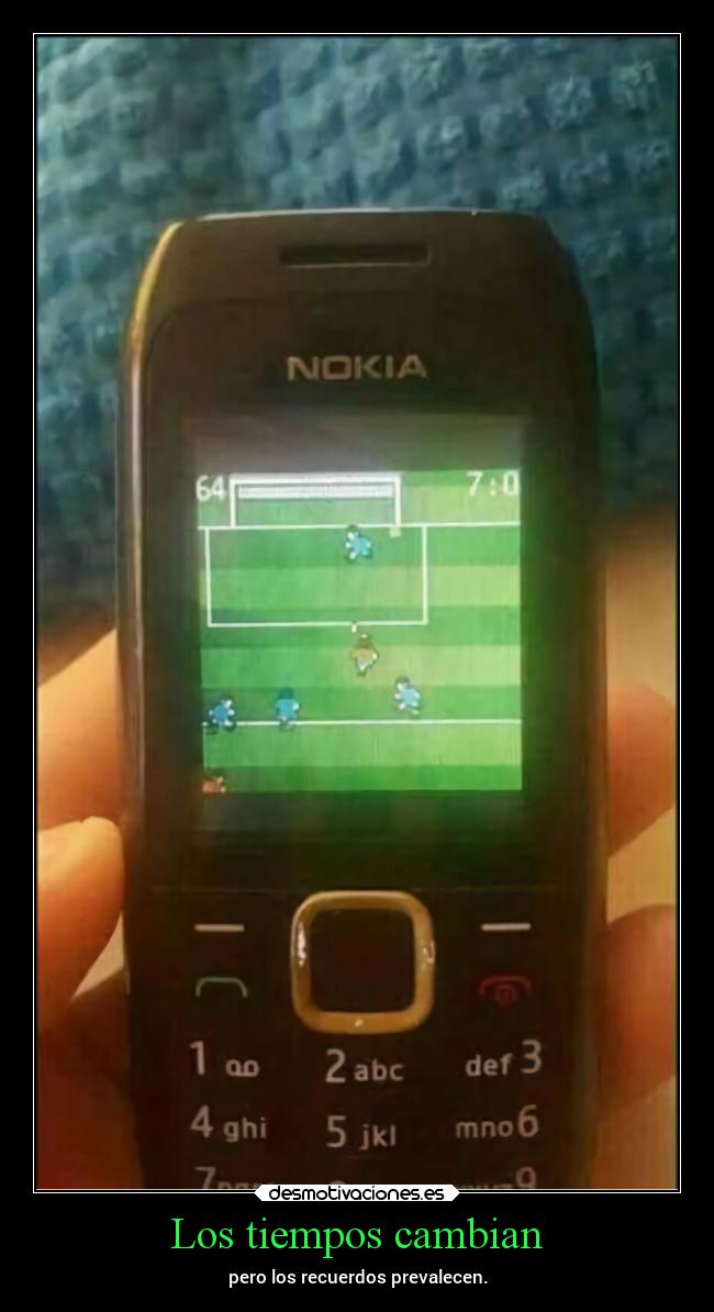 carteles vida recuerdos futbol nokia numhub99 123456789 desmotivaciones