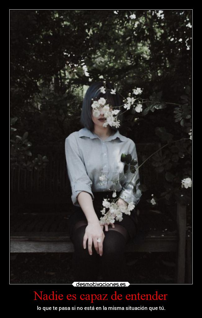 Nadie es capaz de entender -