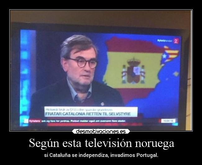 Según esta televisión noruega -