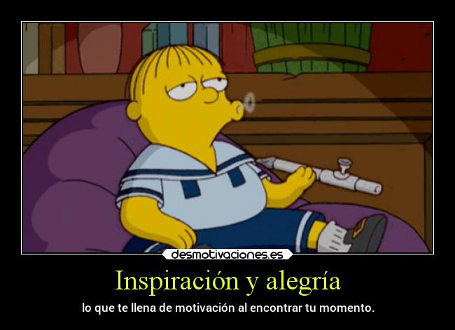 Inspiración y alegría - 