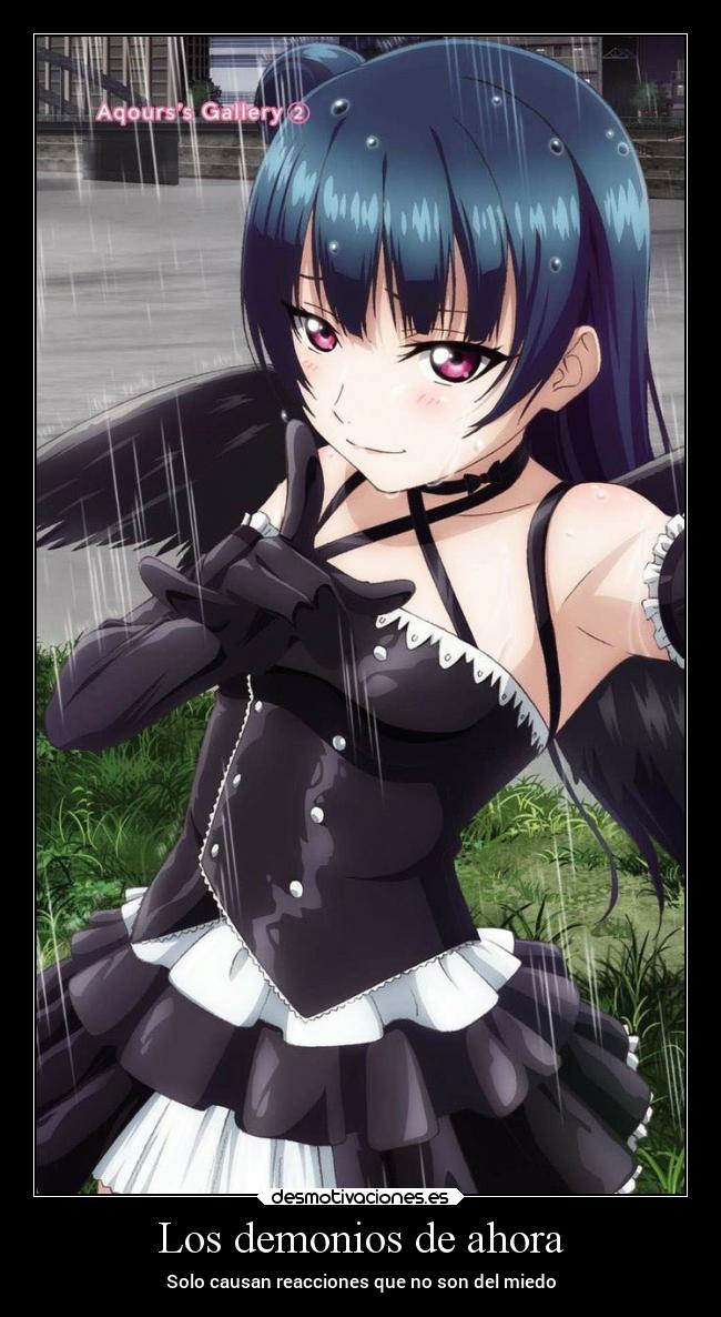 Los demonios de ahora - Solo causan reacciones que no son del miedo