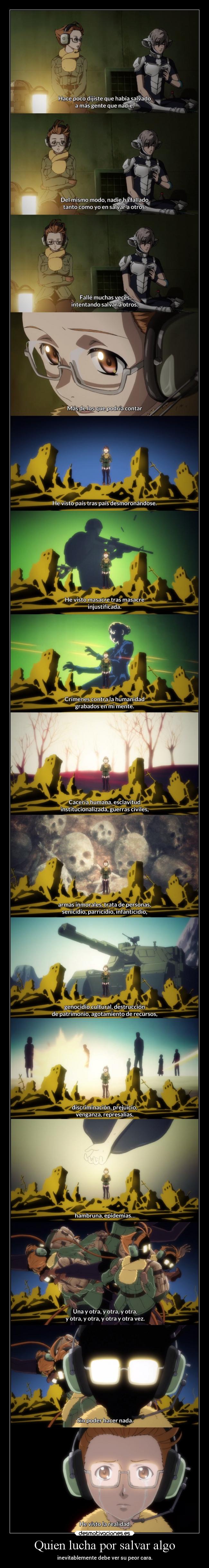 carteles anime vida mundo salvarelmundo raptorhunters harukaze erosekao juunitaisen epicanime desmotivaciones