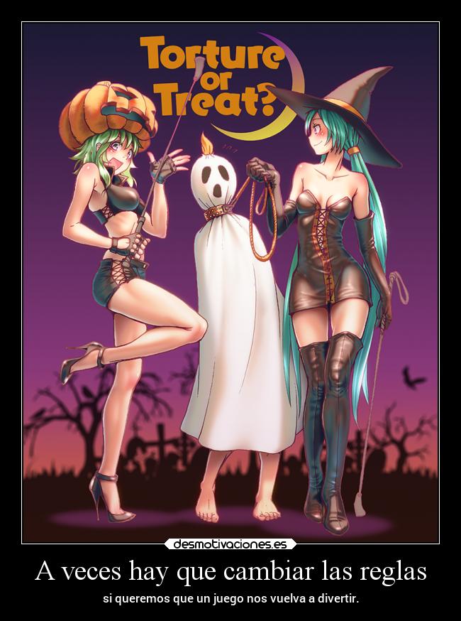 carteles anime vida halloween vocaloid hatsunemiku miku raptorhunters harukaze erosekai desmohalloween2017 desmotivaciones