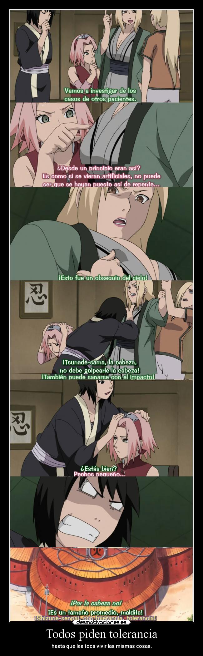 carteles anime vivir tolerancia pedir fracaso molesto raptorhunters desmotivaciones