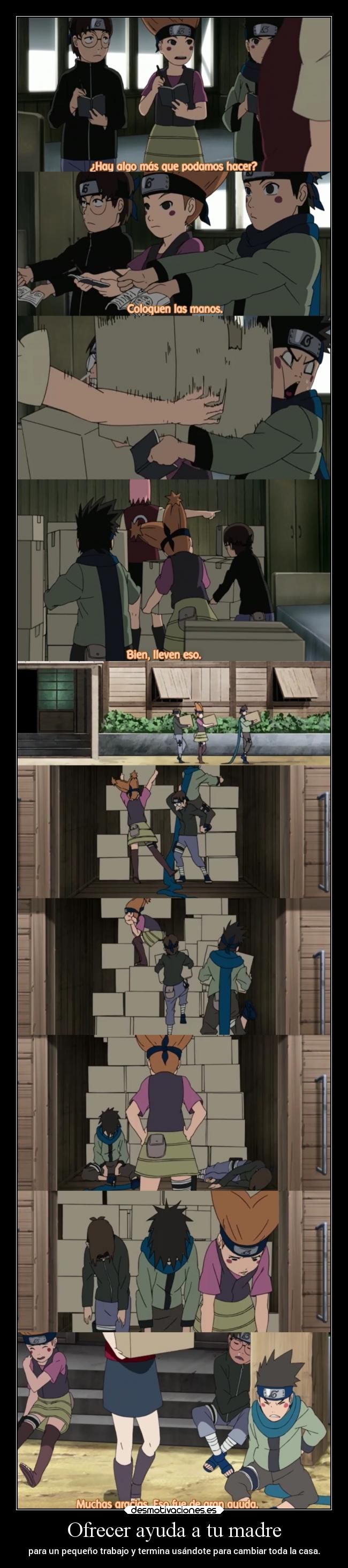 carteles ayuda madre anime madre ayuda casa familia total raptorhunters favores desmotivaciones