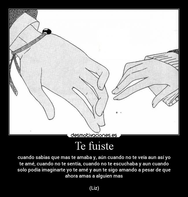 carteles desmotivaciones desamor fuiste desmotivaciones