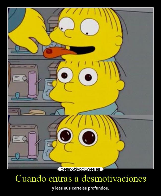 carteles desmotivaciones simpsons desmotivaciones