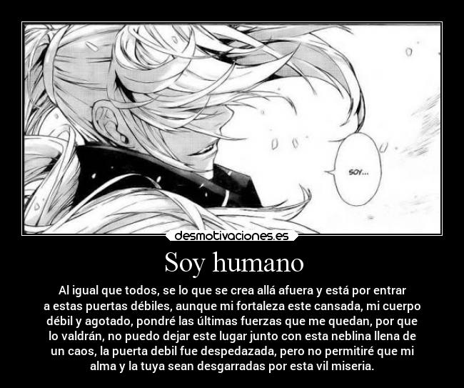 Soy humano -