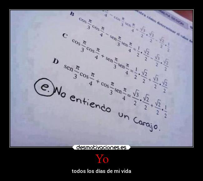 Yo - todos los días de mi vida