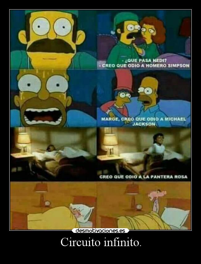 carteles humor memes simpsons pantera rosa michale jackson laurasimpsonxv desmotivaciones