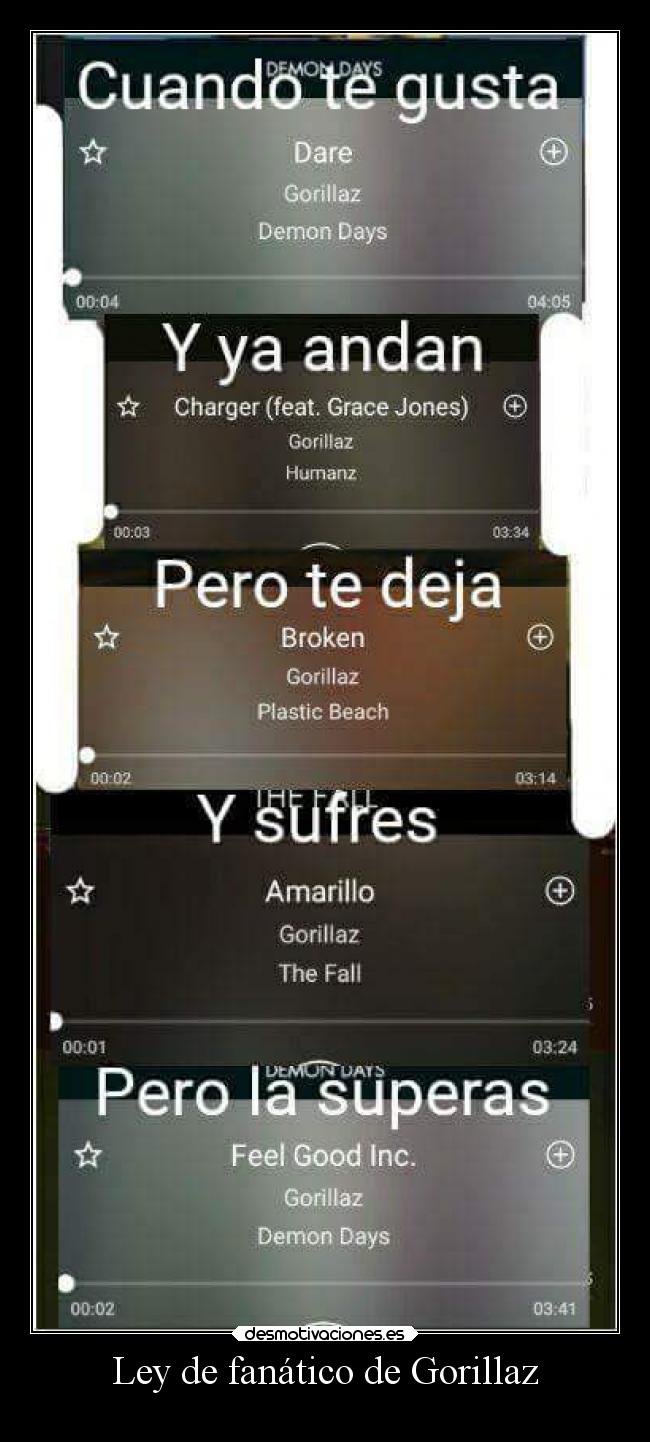 Ley de fanático de Gorillaz - 