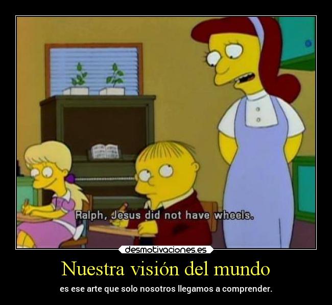 carteles mundo simpsons desmotivaciones