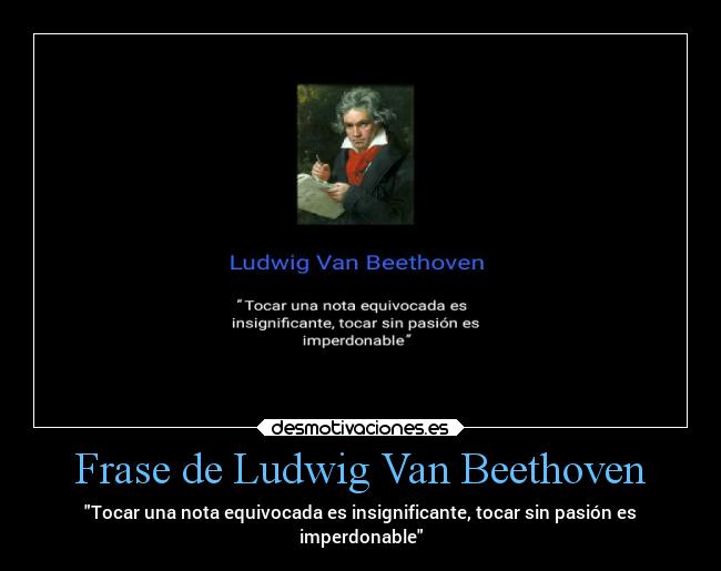 Frase de Ludwig Van Beethoven - 