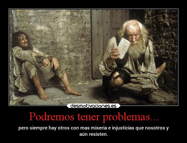 Podremos tener problemas... -