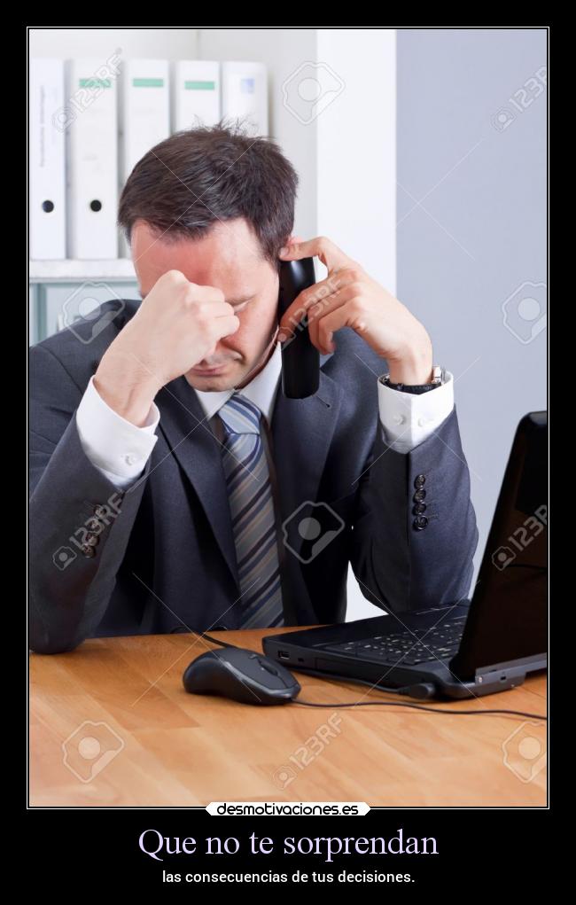 carteles sentimientos decisiones desmotivaciones