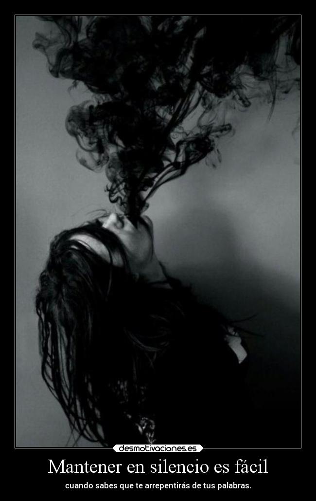 Mantener en silencio es fácil -