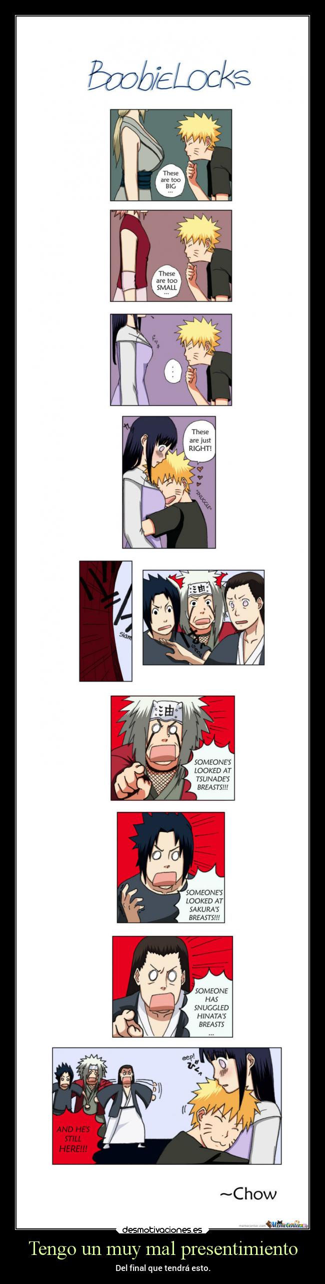 carteles tetas naruto humor sasuke jiraiya hiashi mataran draconequus49 desmotivaciones