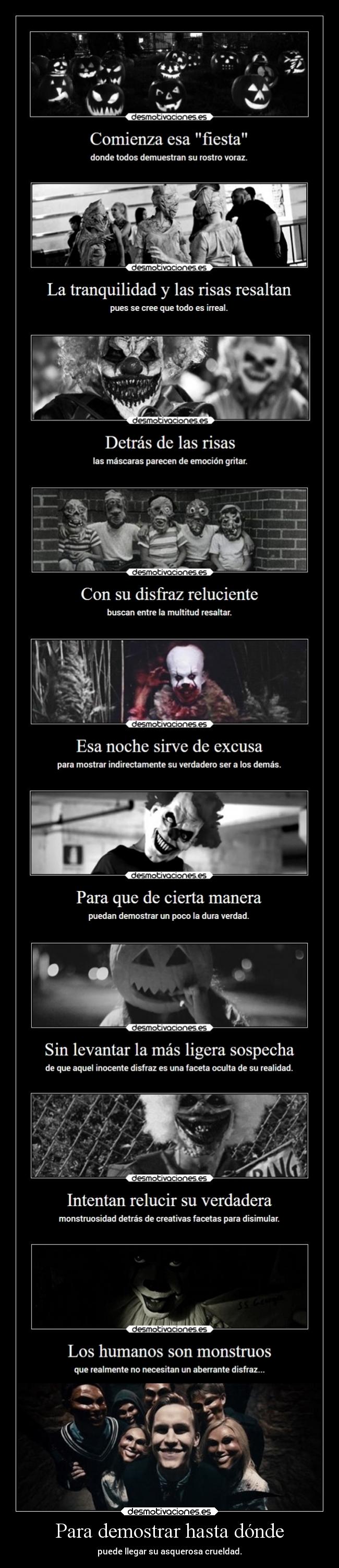 Para demostrar hasta dónde -