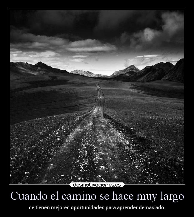 carteles vida frases desmotivaciones caminos largos alex vazquez999 eternalblue desmotivaciones