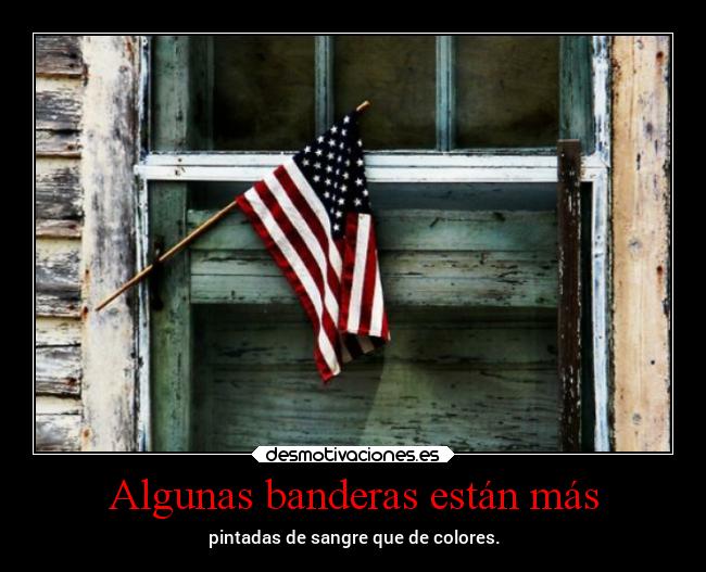 Algunas banderas están más -