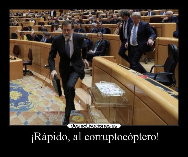 ¡Rápido, al corruptocóptero! - 