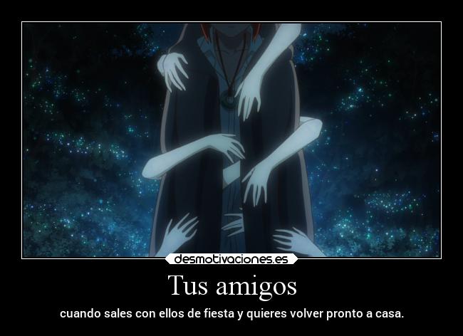 carteles amigos anime humor amigos amistad fiesta raptorhunters harukaze erosekai mahoutsukainoyome chise desmotivaciones