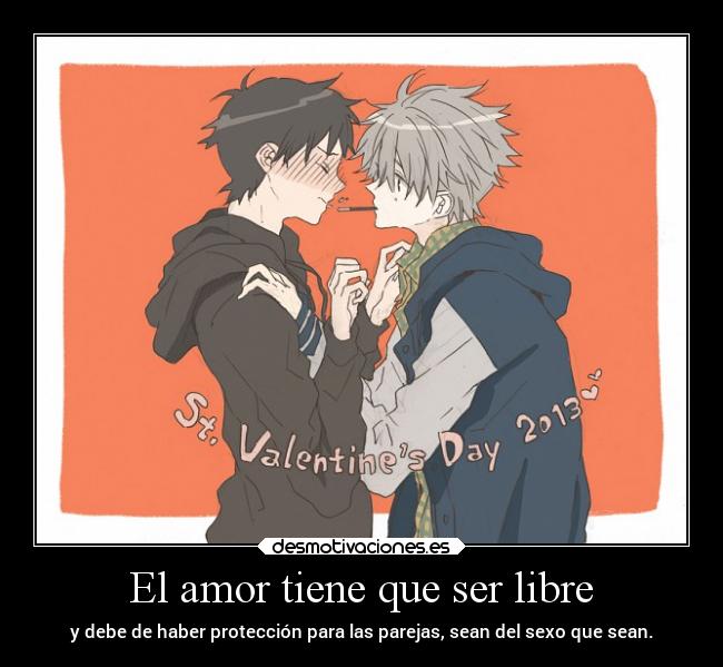 El amor tiene que ser libre -