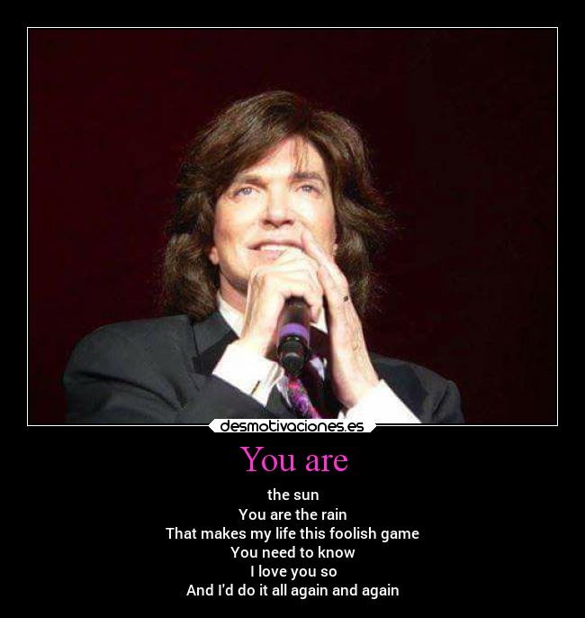 You are -