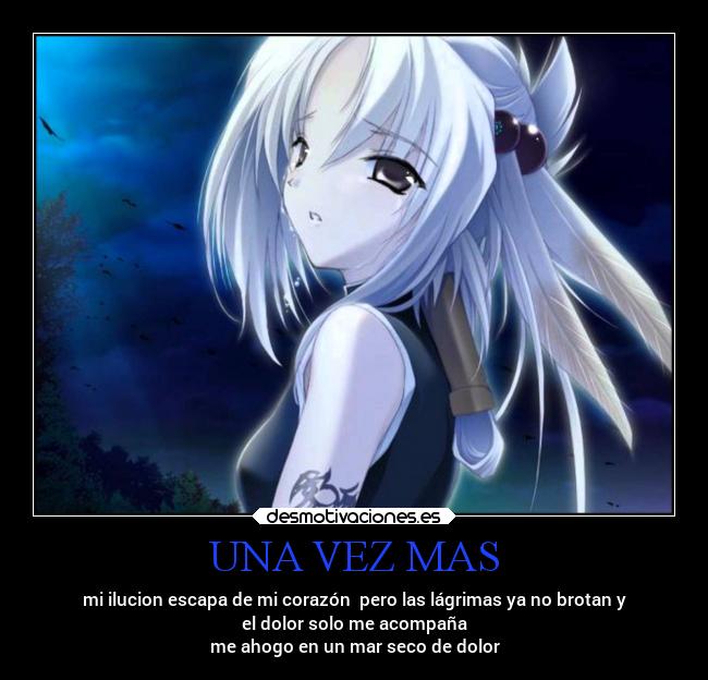 carteles anime dolor llorar ahogado desmotivaciones