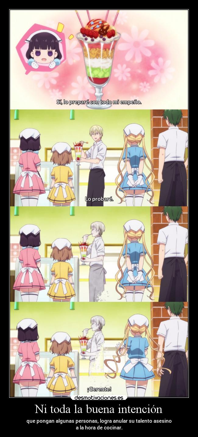 carteles anime humor risa fail comida raptorhunters harukaze erosekai blends desmotivaciones