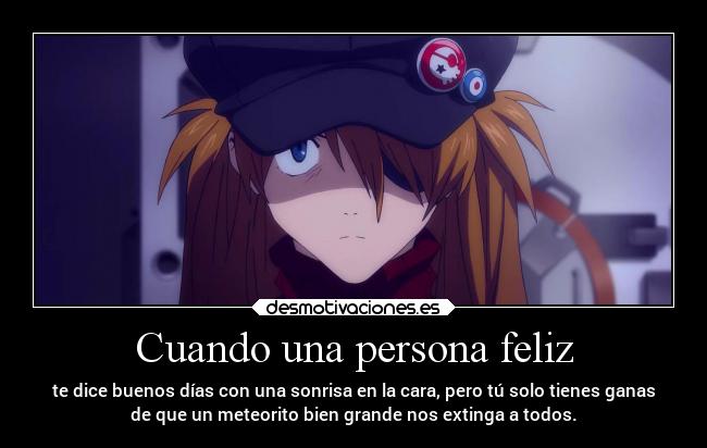 carteles anime humor risa fail raptorhunters harukaze erosekai rebuildofevangelion evangelion asuka depresion desmotivaciones