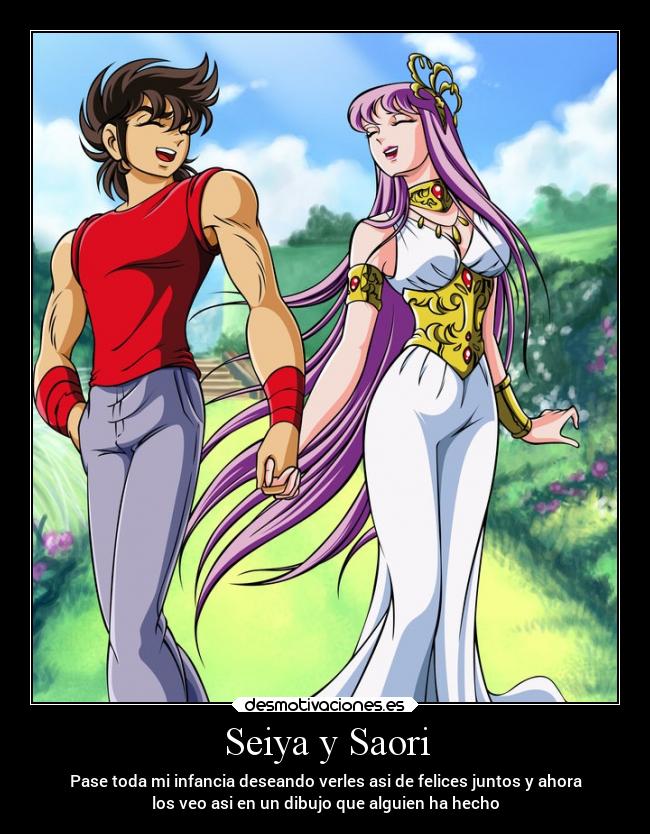 Seiya y Saori -