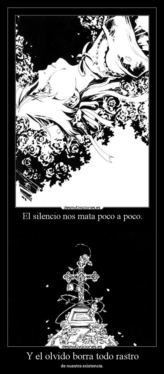 carteles anime muerte dolor olvido raptorhunters harukaze erosekai leportraitdepetitcossette cosette manga desmotivaciones