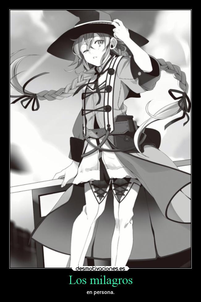 Los milagros - en persona.