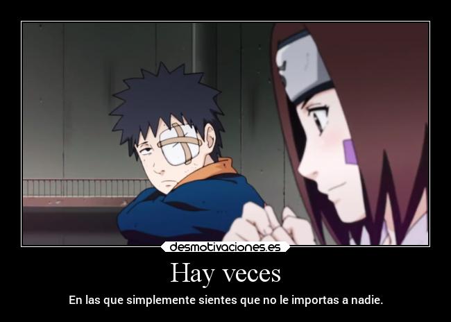 carteles anime naruto sad desmotivaciones