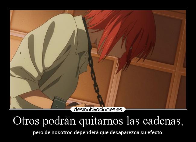carteles anime vida mundo amor dolor familia muerte raptorhunters harukaze erosekai mahoutsukainoyome chise desmotivaciones
