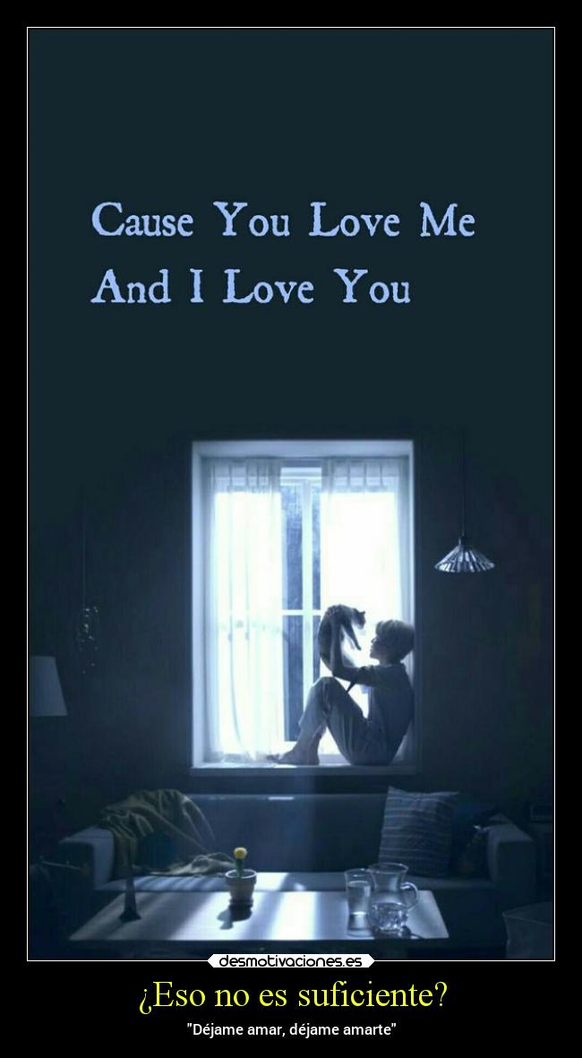 ¿Eso no es suficiente? - Déjame amar, déjame amarte