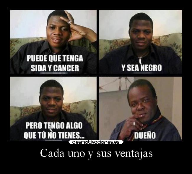 Cada uno y sus ventajas -