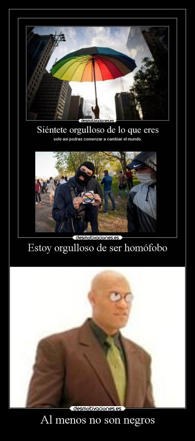 Al menos no son negros -