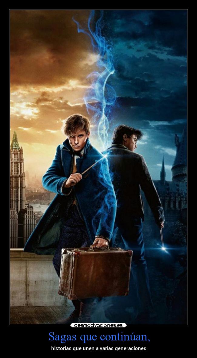 carteles literatura cine harrypottermanda animalesfantasticos mortals desmotivaciones