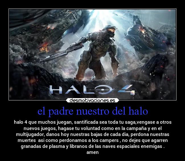 el padre nuestro del halo - 