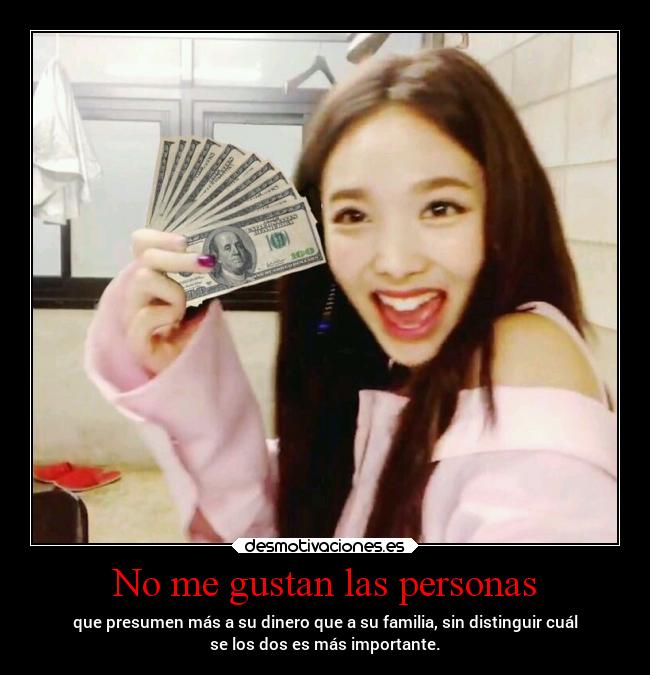 No me gustan las personas -