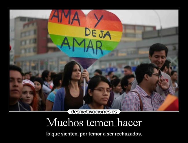 Muchos temen hacer -