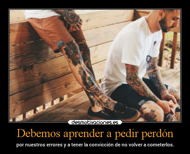 Debemos aprender a pedir perdón -