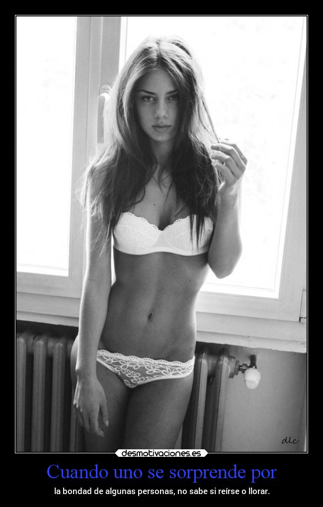 Cuando uno se sorprende por -