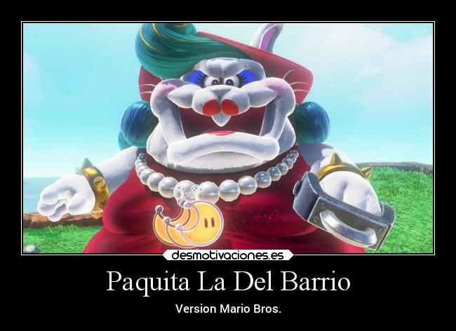 Paquita La Del Barrio - Version Mario Bros.