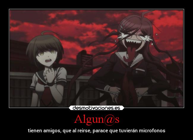 carteles anime amigos gore desmotivaciones