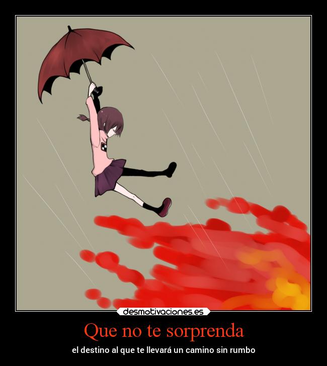 carteles anime destino juego yumme nikki madotsuki rumbo camino final desmotivaciones