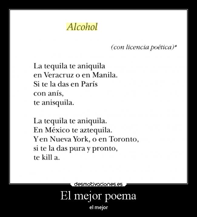 El mejor poema - el mejor